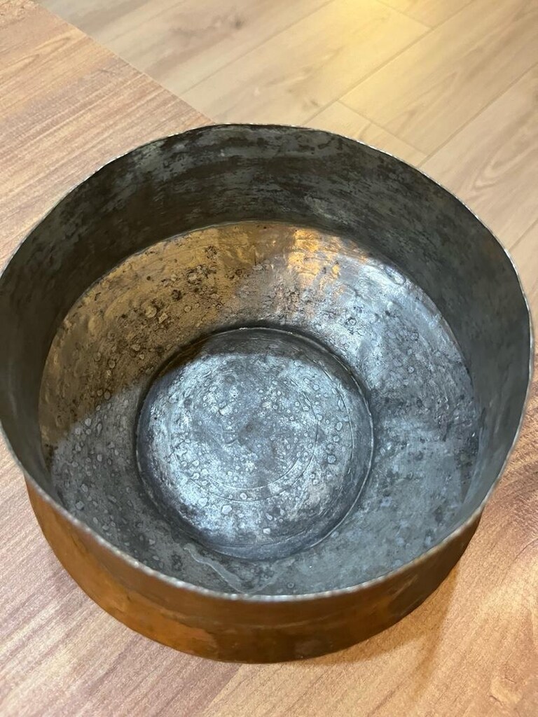 antika Osmanlı bakır çorbalık hoşaflık - 5