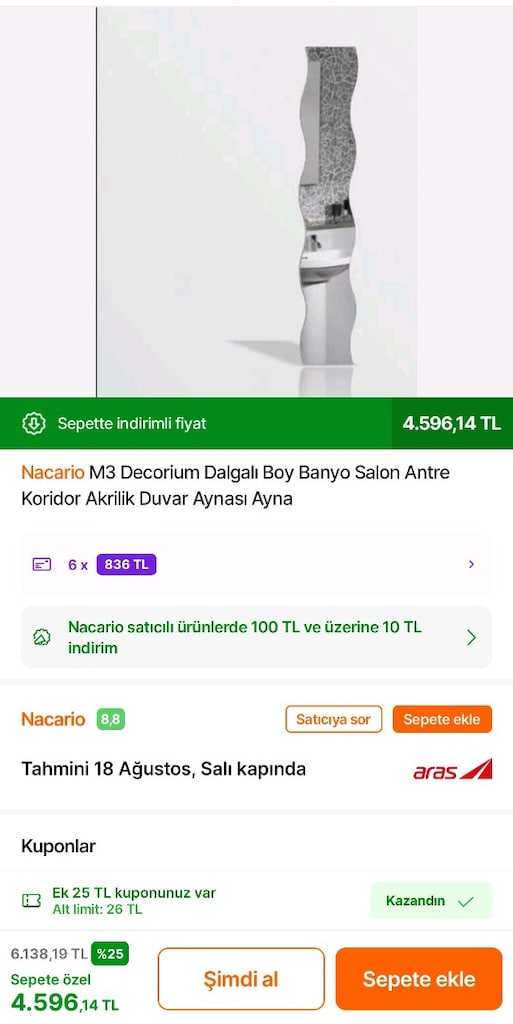 Ikea dekor ayna - 2