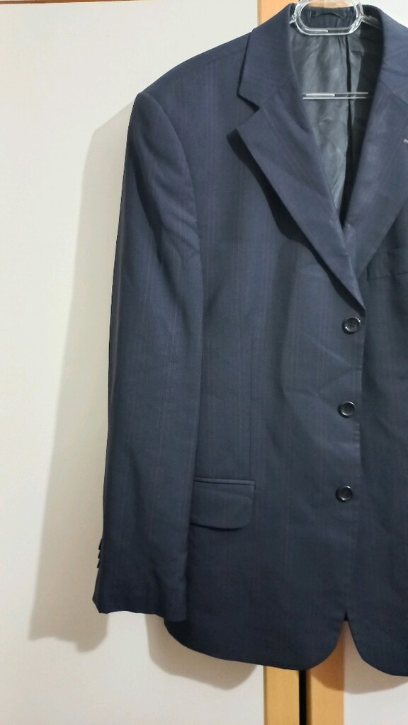 Lacivert Çizgili Blazer Ceket - 10