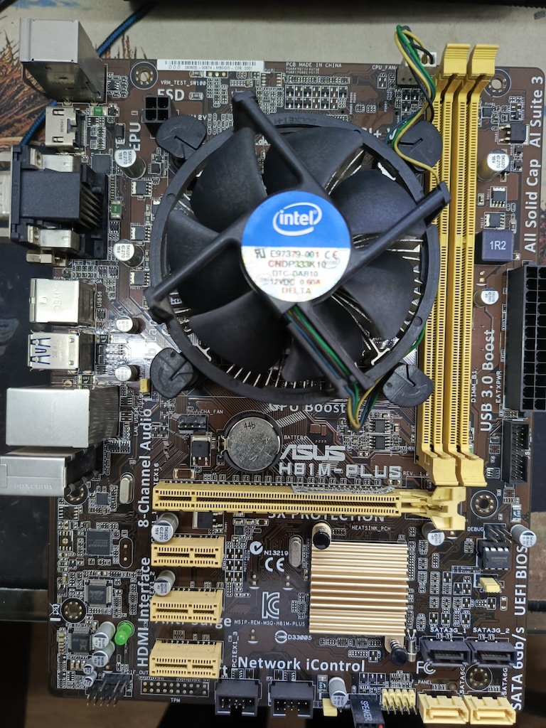 ASUS H81M-PLUS ANAKART + İ3 4150 İŞLEMCİ + STOK FAN - 5