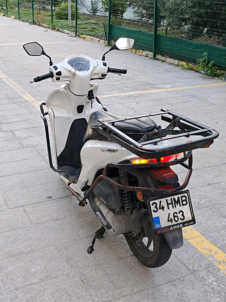 Honda dio 2021 sepeti ruhsata işli motor içi yeni 14 bin km oldu. - 7