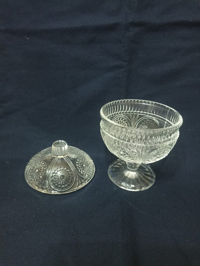 Kristal Kapaklı Şekerlik Kase - 2