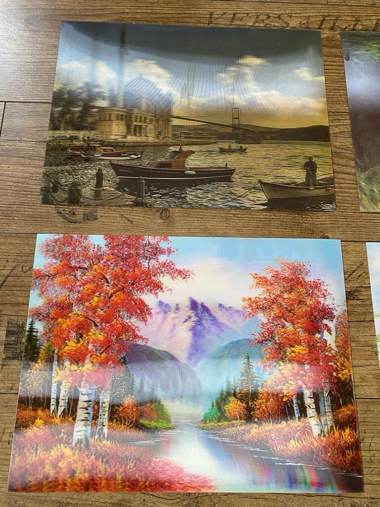 9 Adet Lentüküler Baskı Poster - 4