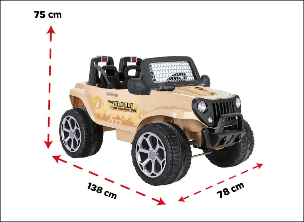 Pilsan 4x4 Akülü Araba (Kumandasız Model) - 2
