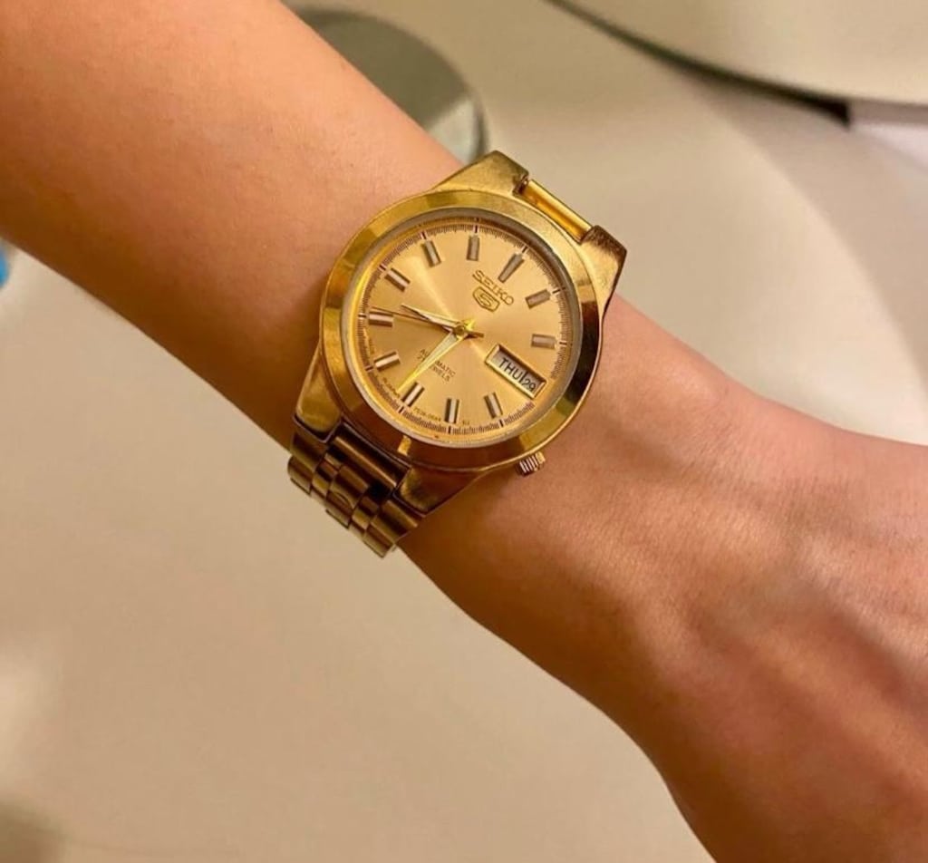 Altın seiko otomatik saat - 3