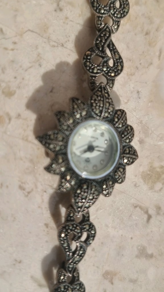 Gümüş Vintage Kadın Saati - 4