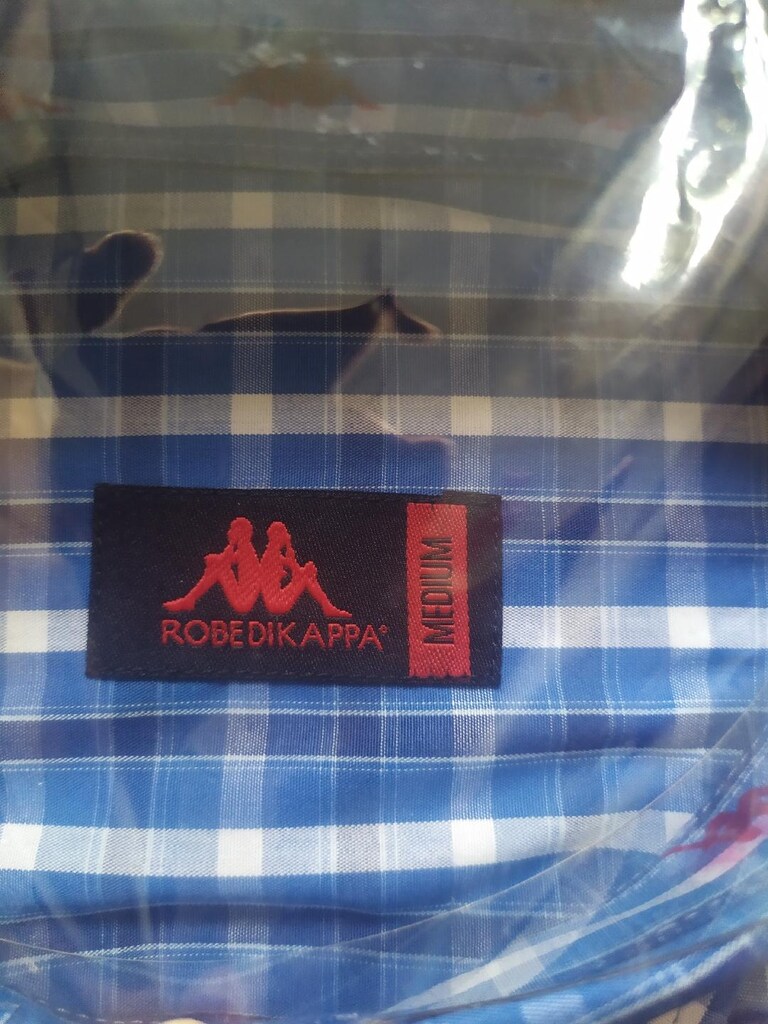Gömlek koyu mavi kare. - 2