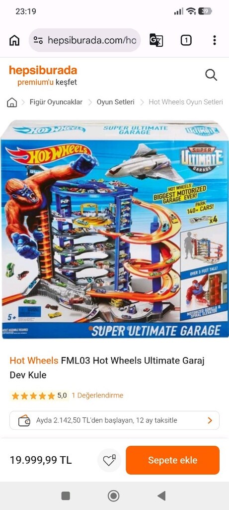 Hot Wheels FML03 Hot Wheels Ultimate Garaj Dev Kule - 8