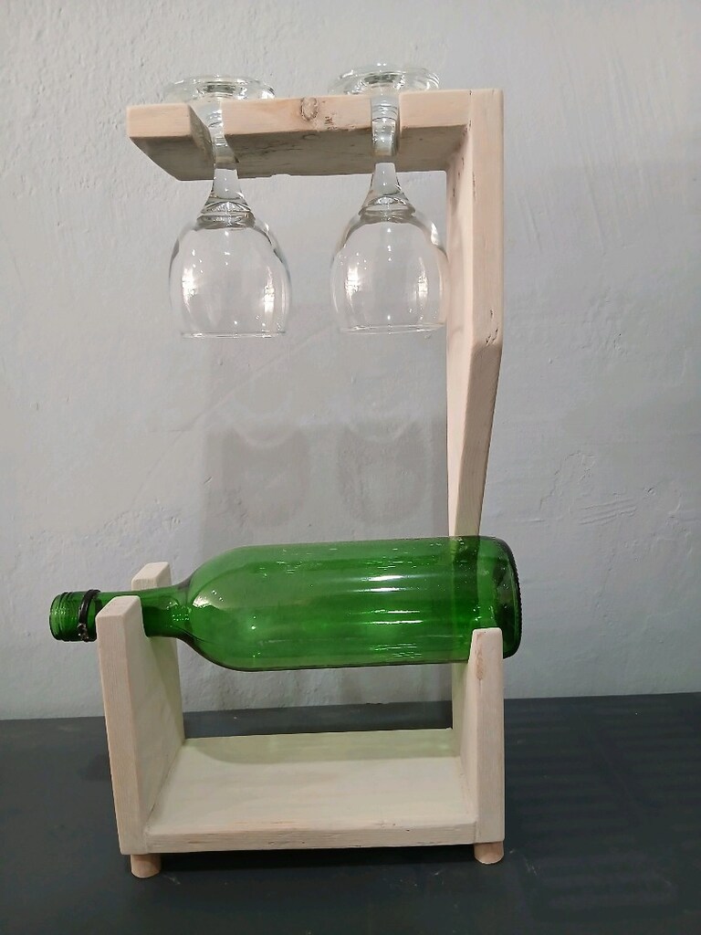 ŞİŞE STANDI AHŞAP - 3
