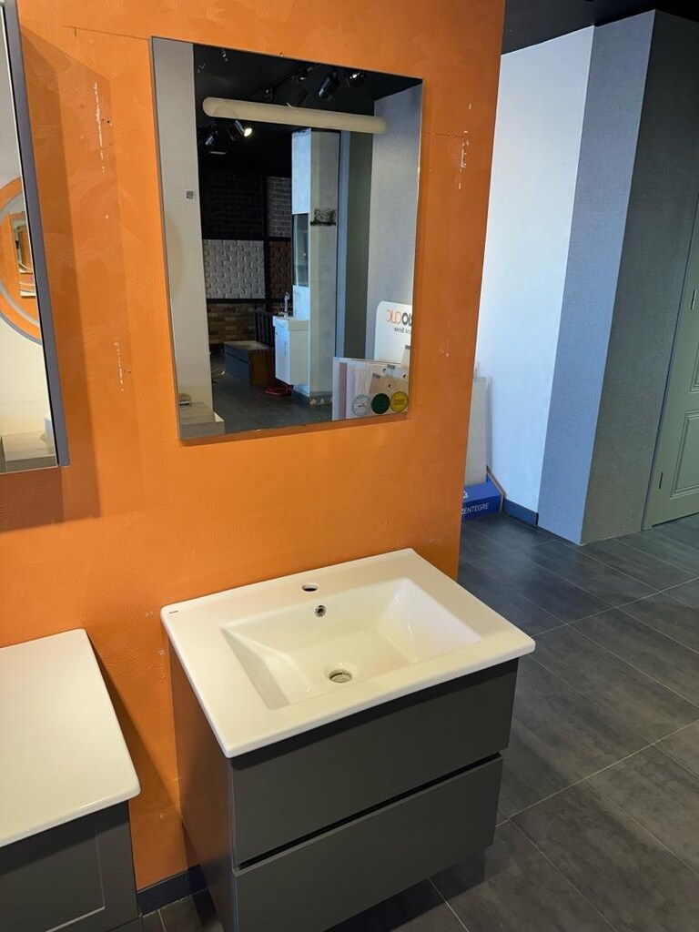 65*45 cm Antrasit Mdf Banyo Mobilya Seti - 5