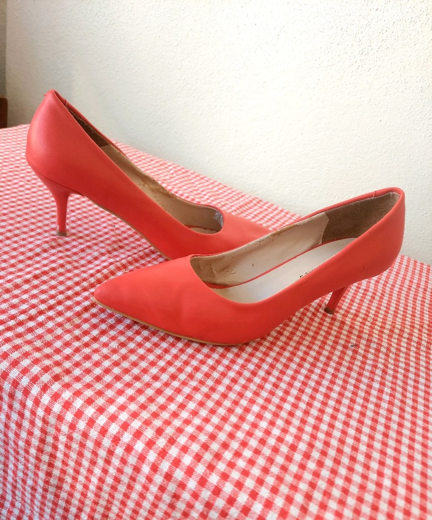 Carmen's mercan Kırmızı Stiletto Ayakkabı - 2