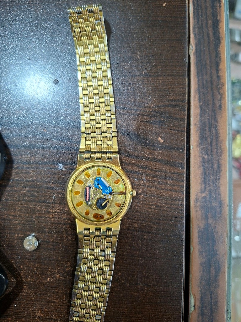 Kol Saati Erkek (Elegance Dia-Gold Geneve 18K Altın Kaplama OrijinalQu - 6