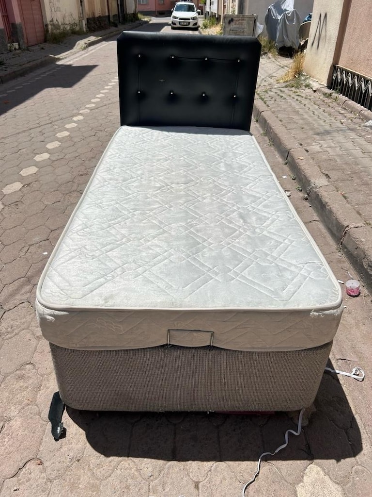 Tek Kişilik Baza Başlık Yatak - 5