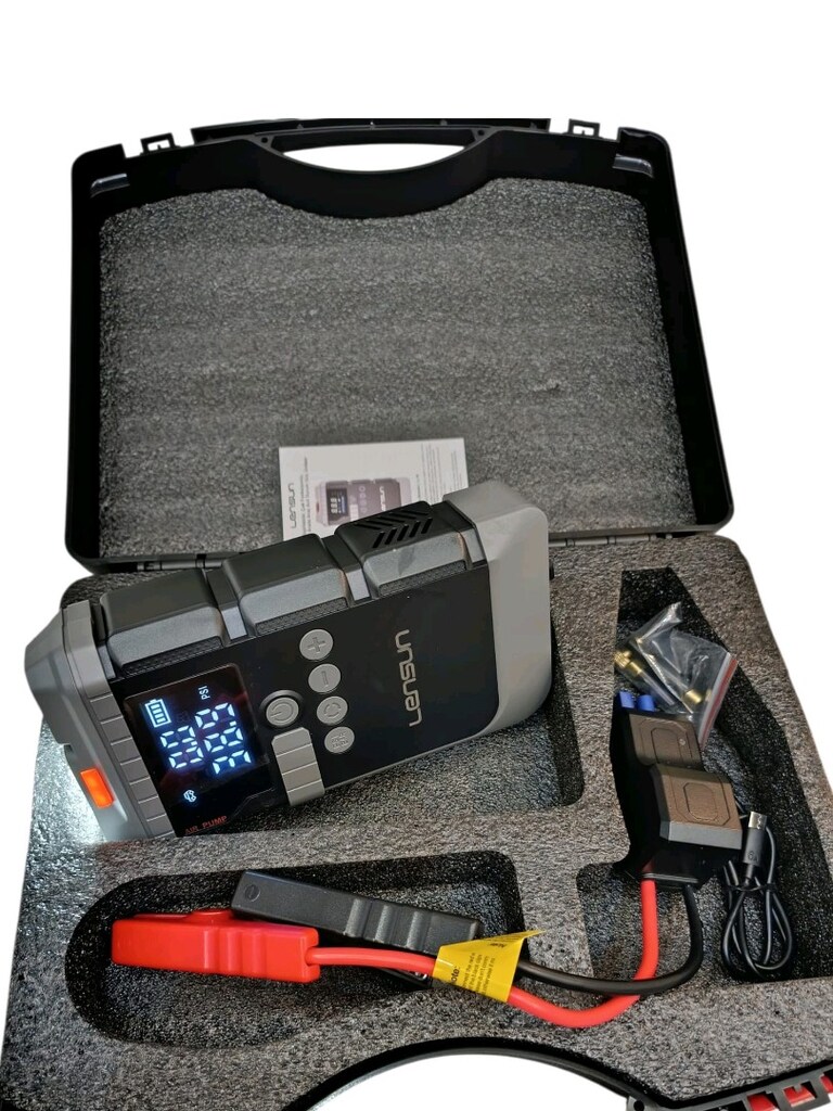 LENSUN LS99 Jump Starter 19800 mAh Akü Takviyeli Hava Kompresörü - 2