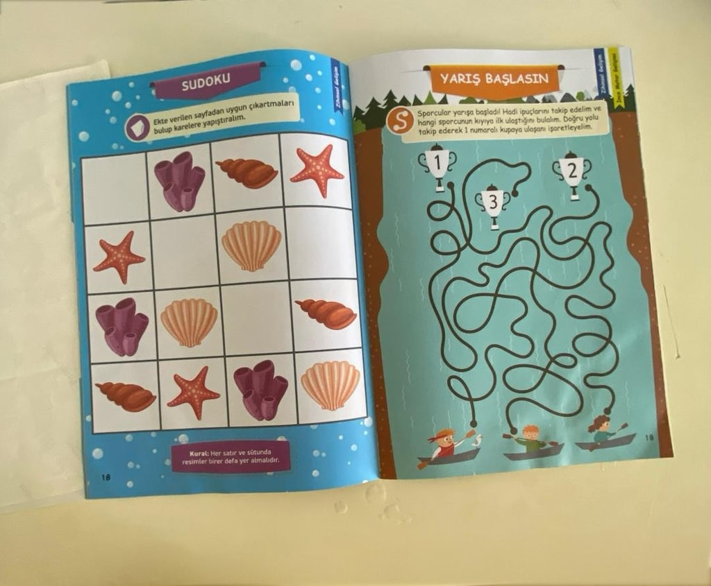 Yuvamız İstanbul – Deniz Canlıları Çocuk Etkinlik Dergisi 2 Adet - 4