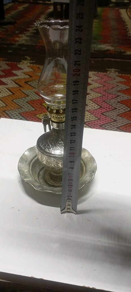 pirinç şinanay formunda gaz lambası - 3