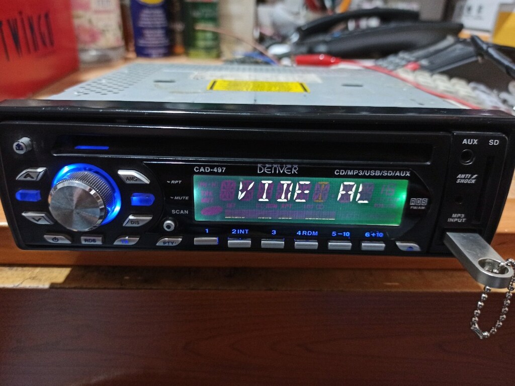 USB AUX RADYO tek anfi çıkışli oto teyp sorunsuz çalışır durumda - 10