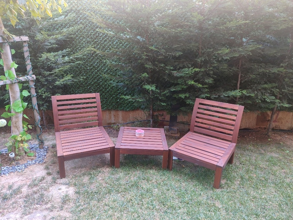 İkea Applarö Bahçe Balkon Oturma Koltuk Takımı - 5
