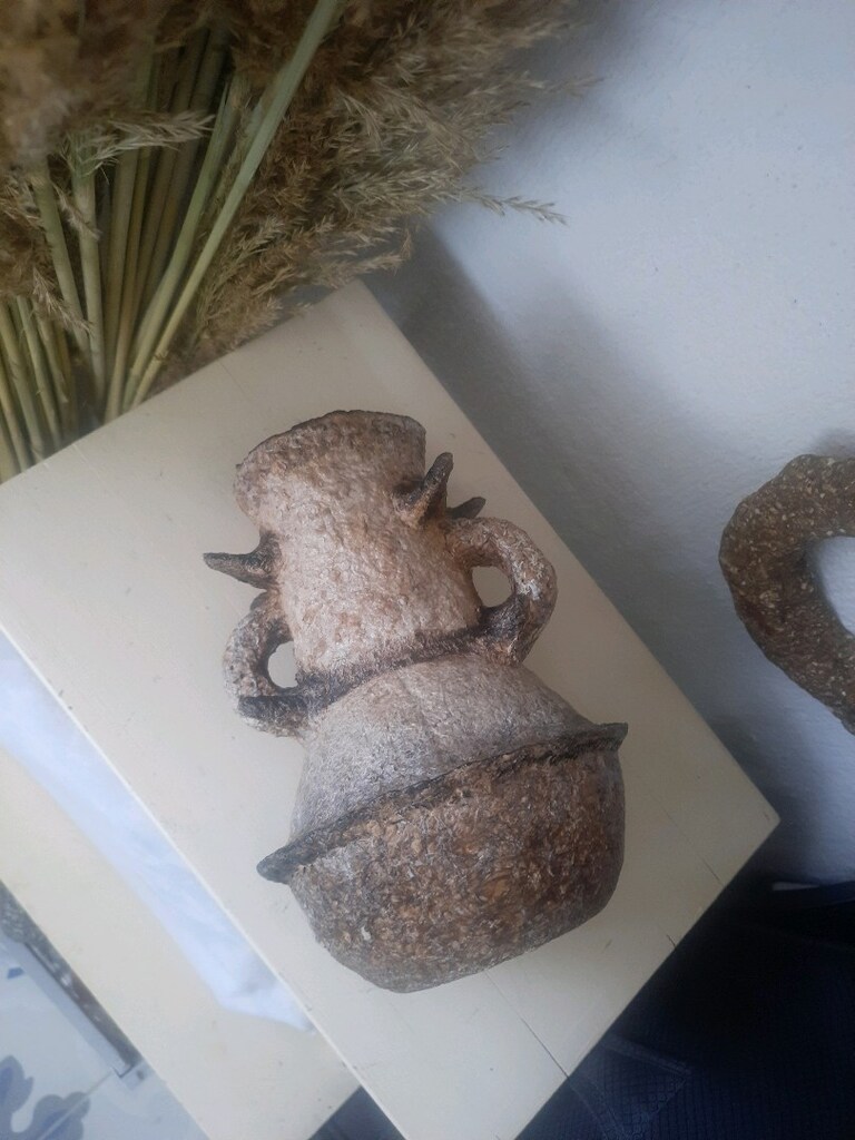 Wabi Sabi El Yapımı Antik Vazo - 5