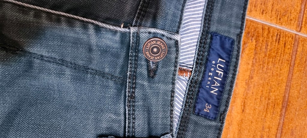 Lufian likralı jeans pantolon - 5