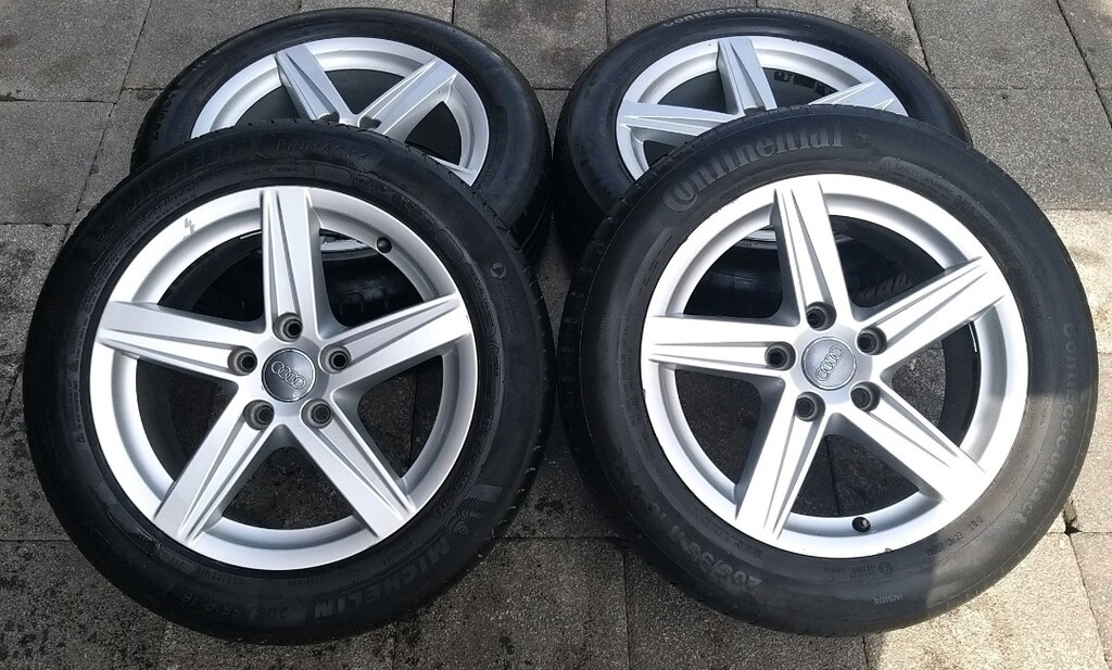 205 55 16 ORJİNAL JANT LASTİK TAKIMI AUDİ CADDY JETTA GOLF AUDİ PASSAT - 2