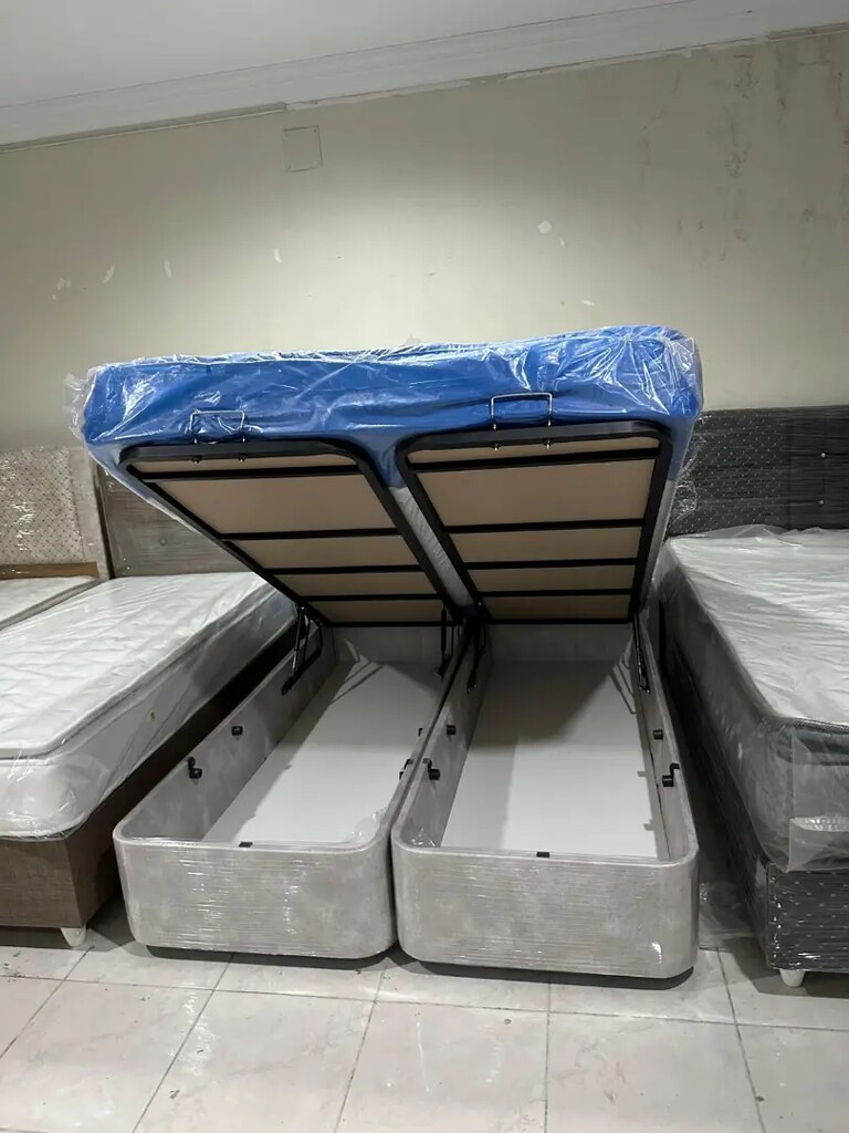 Ultra lüks çift kişilik baza başlık ortopetik yatak sıfır ürün - 2