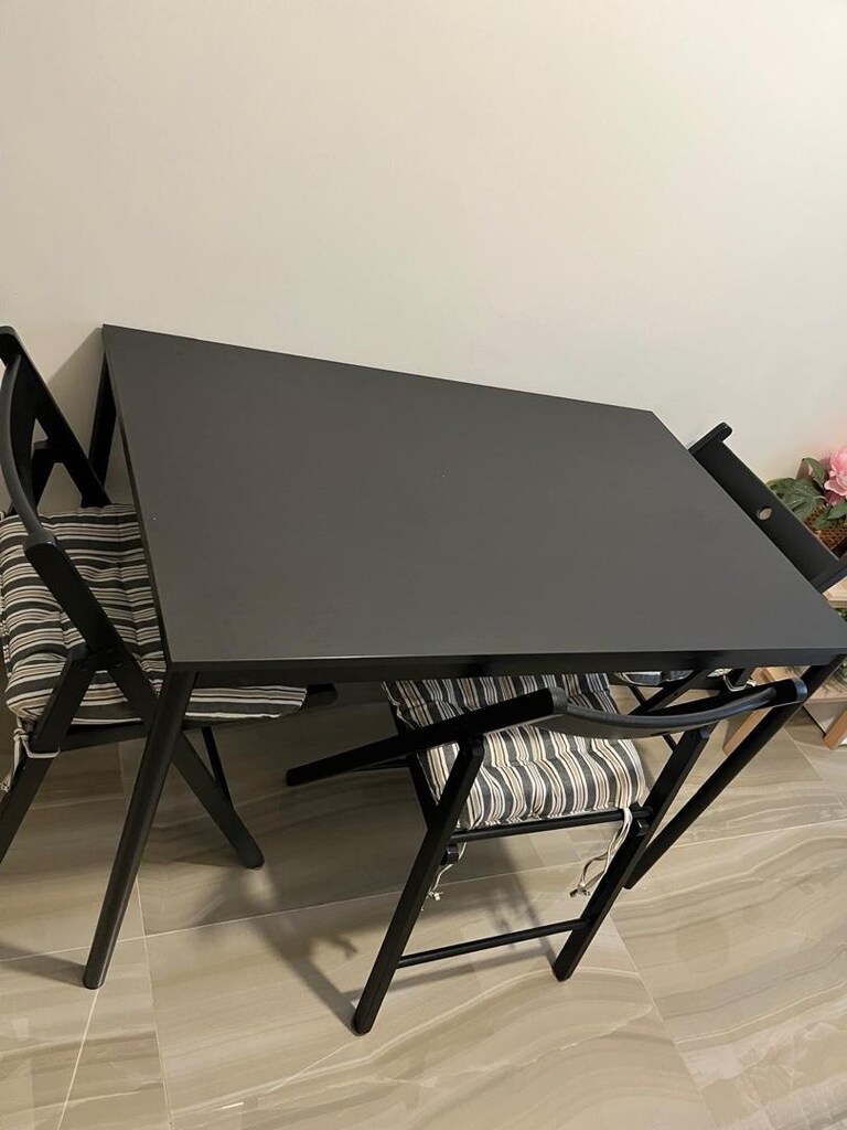 İkea - SANDSBERG mutfak masası, 4 adet sandalye, 110x67 cm ikea - 3