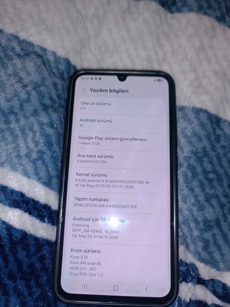 Samsung a34 5g 128gb hafıza 8gb ram yurtiçi cihazı ciftsimli - 8