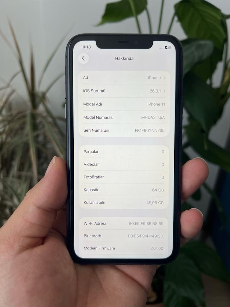 iPhone 11 64 GB % 83 Türkiye Cihazı - 5