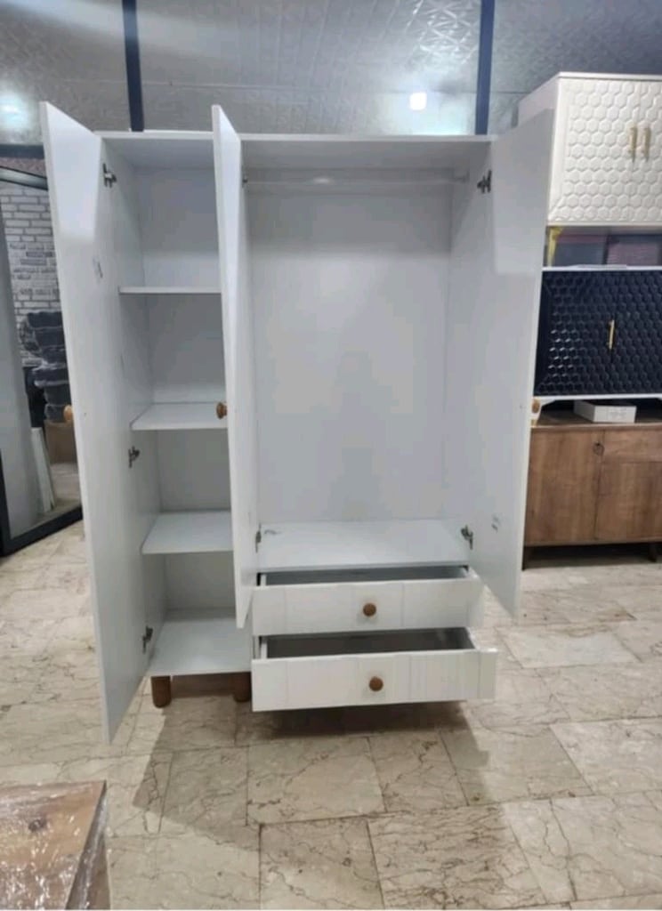 SIFIR 3 KAPILI BEYAZ BOHEM DOLAP - 2