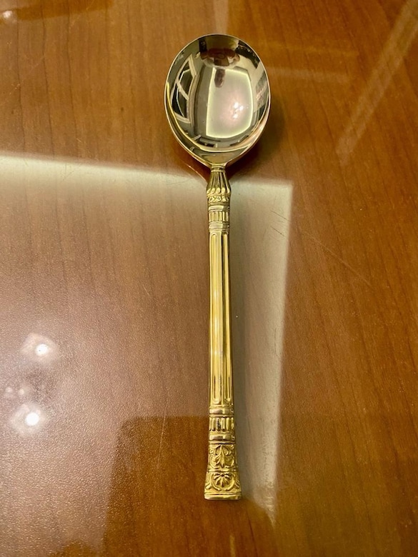 ALTIN KAPLAMA KAŞIK GOLD PLATED SPOON - 3