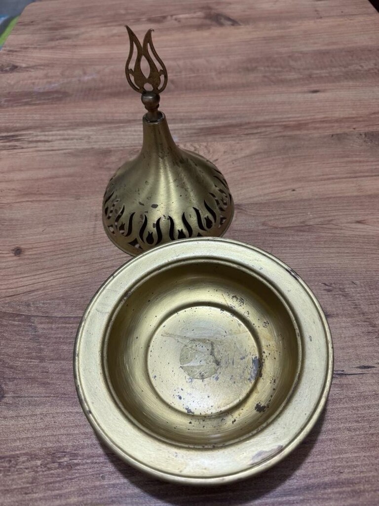 THY Logolu Nostaljik Pirinç Lokumluk / Şekerlik - 7