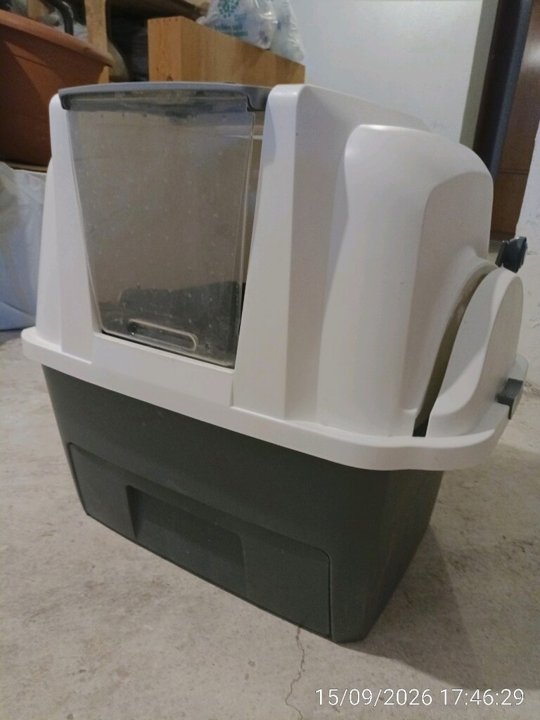 Yarı otomatik kedi tuvaleti-(mekanik kollu) Sincan içi teslim - 5