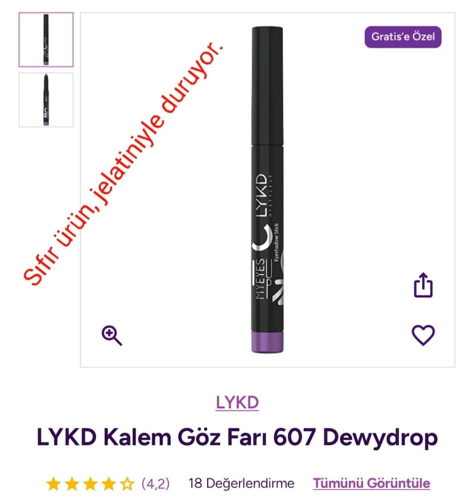LYKD Eyeshadow Stick Kalem Far 197 Canyon - 4