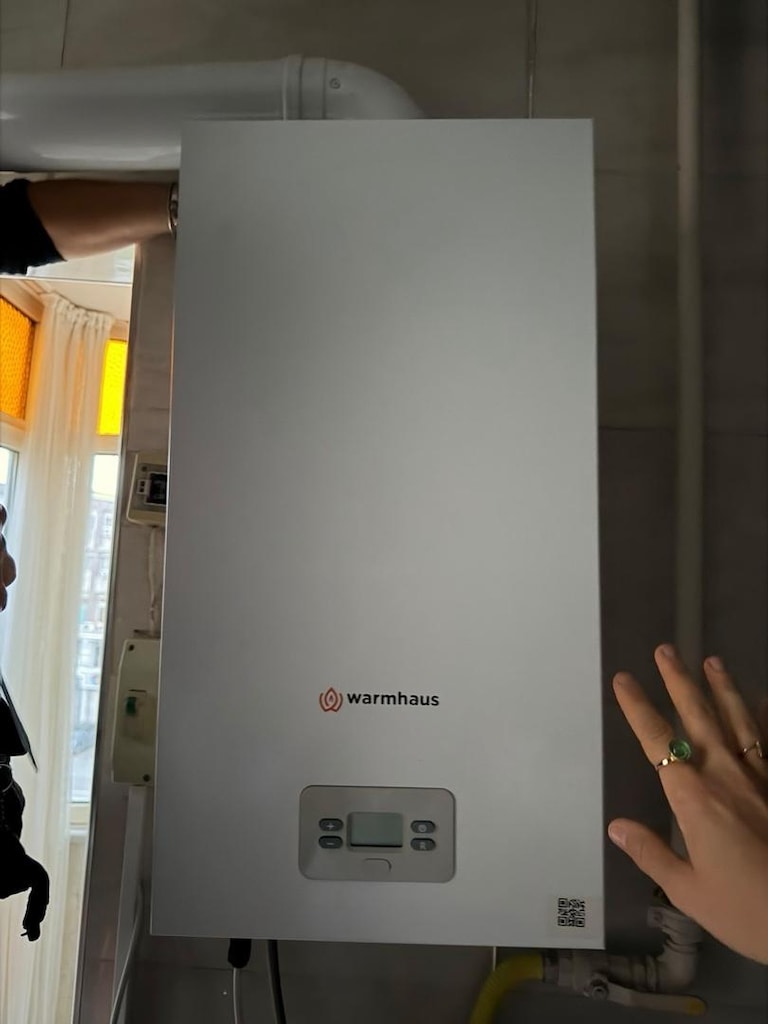 WARMHAUS Aqua 12 lt Hermetik Doğalgaz Şofben Beyaz - 5