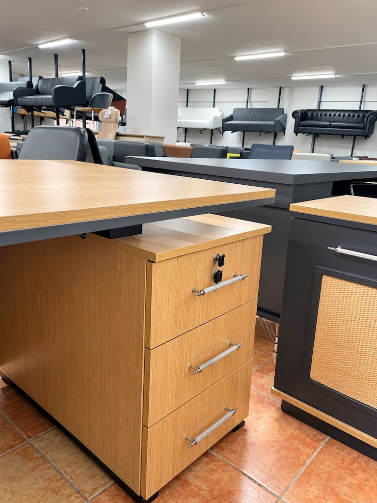 KLAS OFİS ÜSKÜDAR 200x85 cm AKÇE MÜDÜR MASA TAKIMI SIFIR - 6