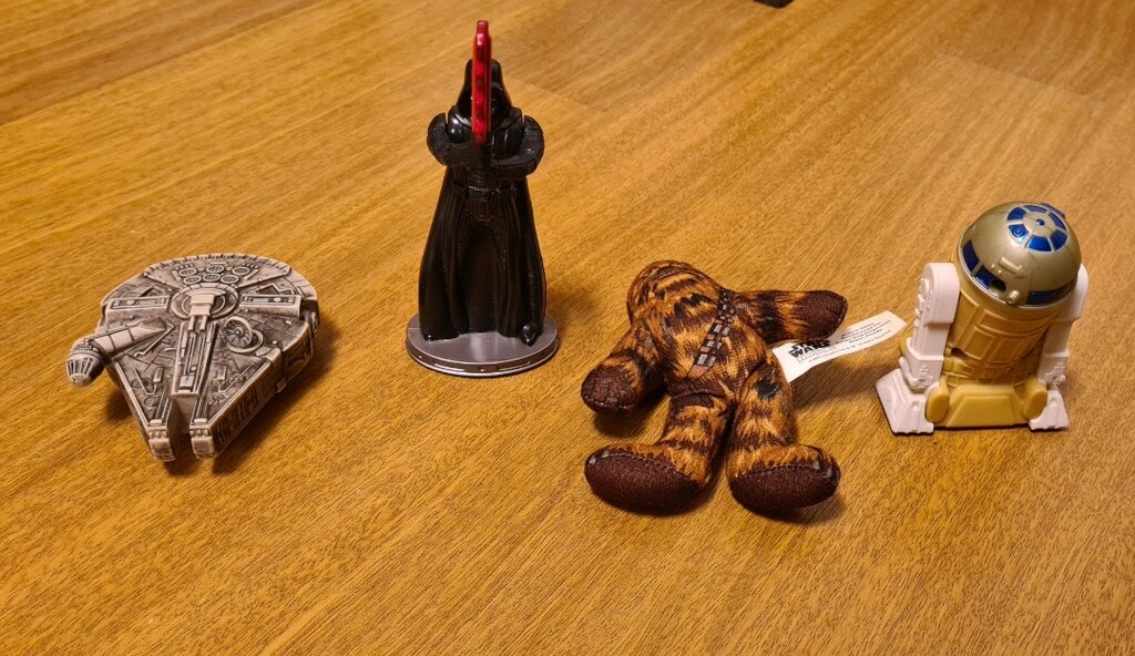 Star Wars 2005 Burger King 4 adet figür oyuncak - 2