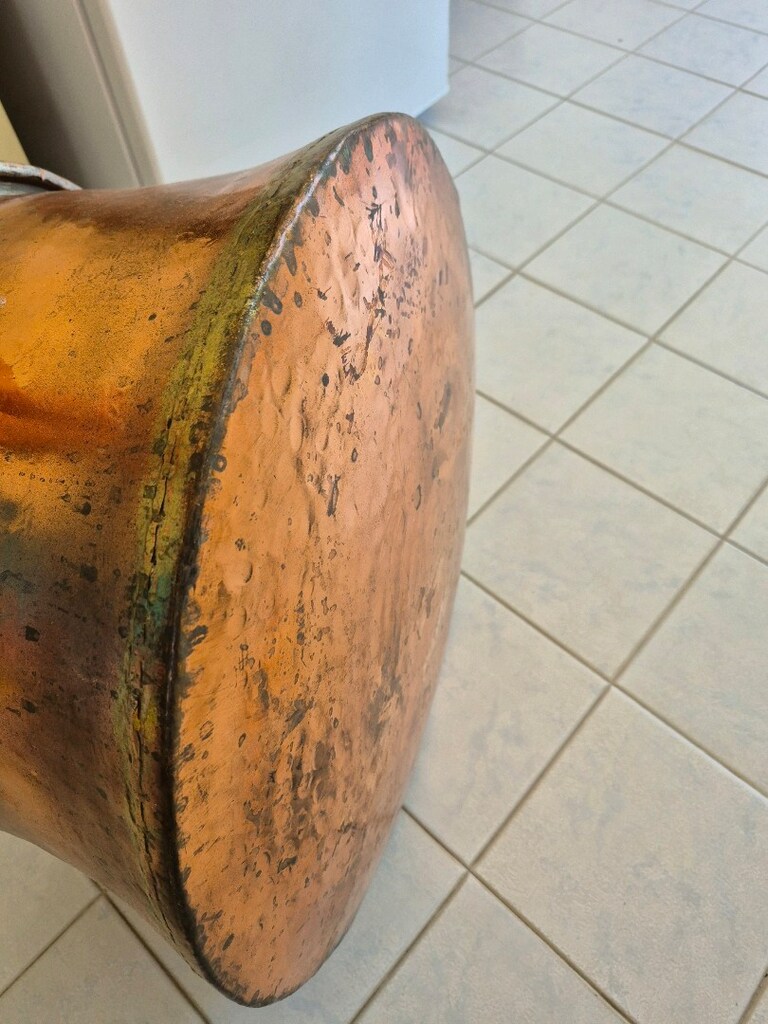 otantik eski bakir kazan - 7