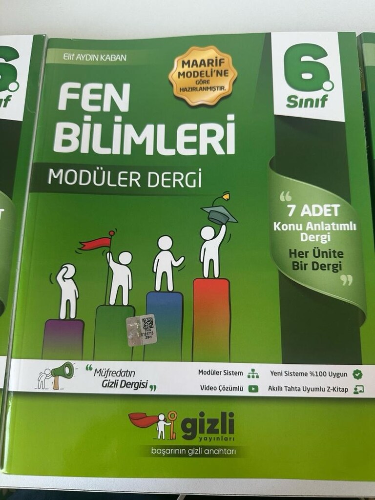 6. sınıf Türkçe Matematik ve Fen Bilimleri kitapları - 3