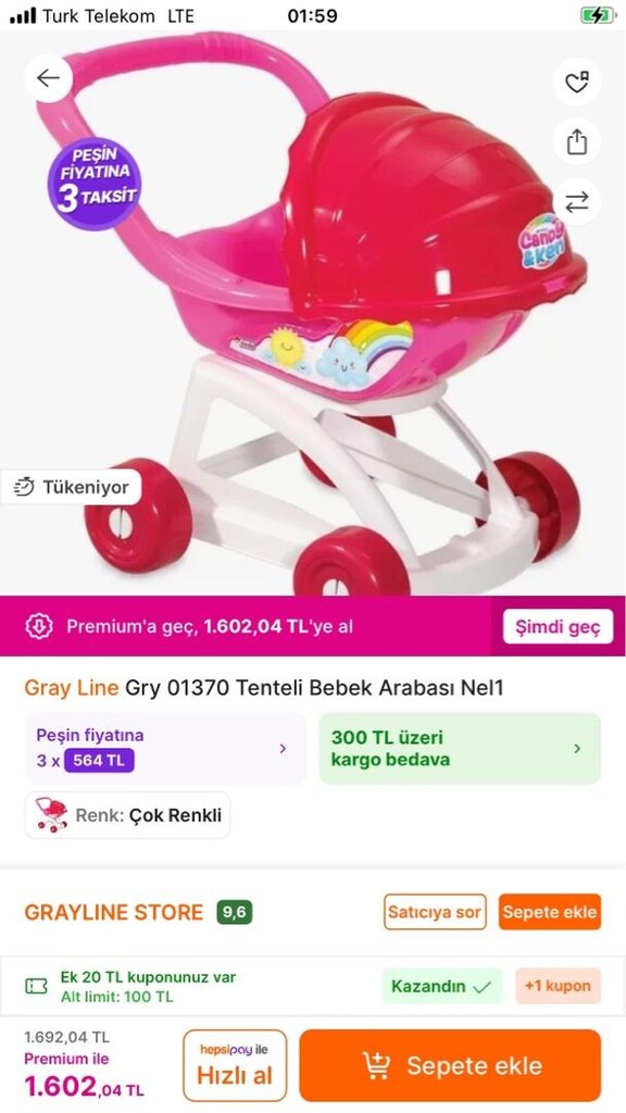 Oyuncak bebek arabası - 4