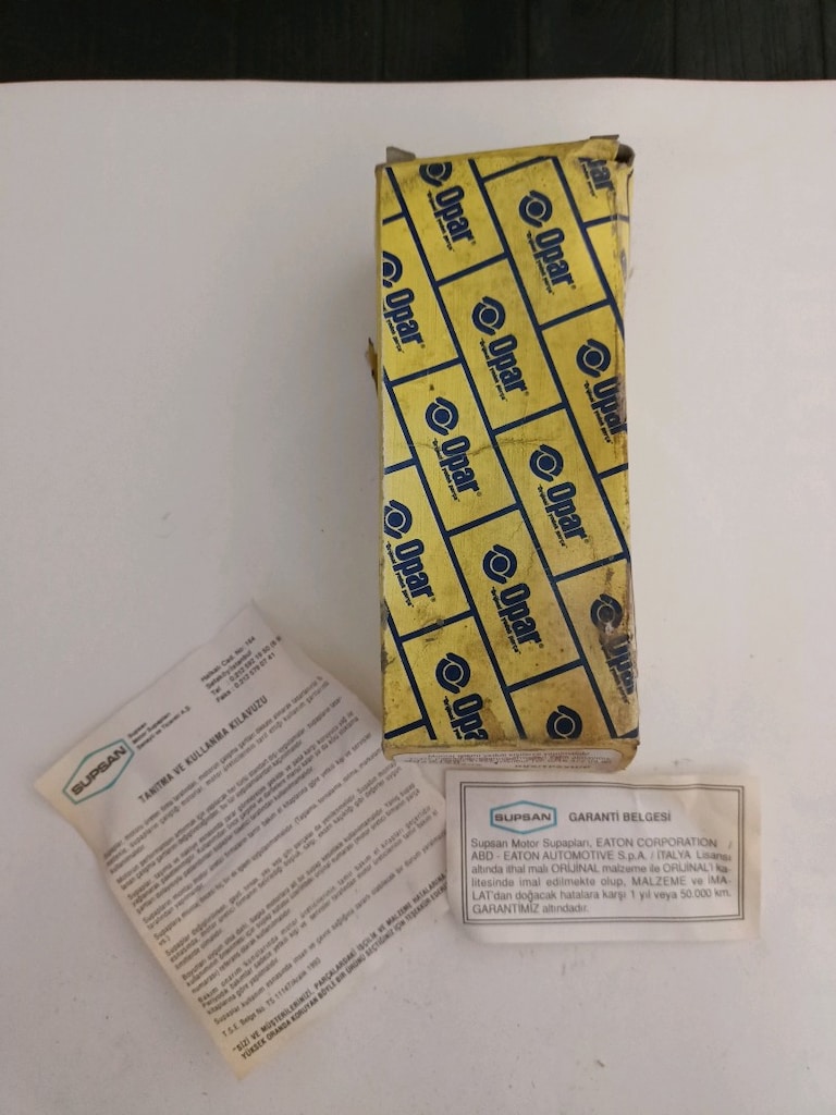 Eski Seri Sıfır Opar Tofaş DKŞ Egzoz Subap Takımı (4 Adet)OEM 5973128 - 4