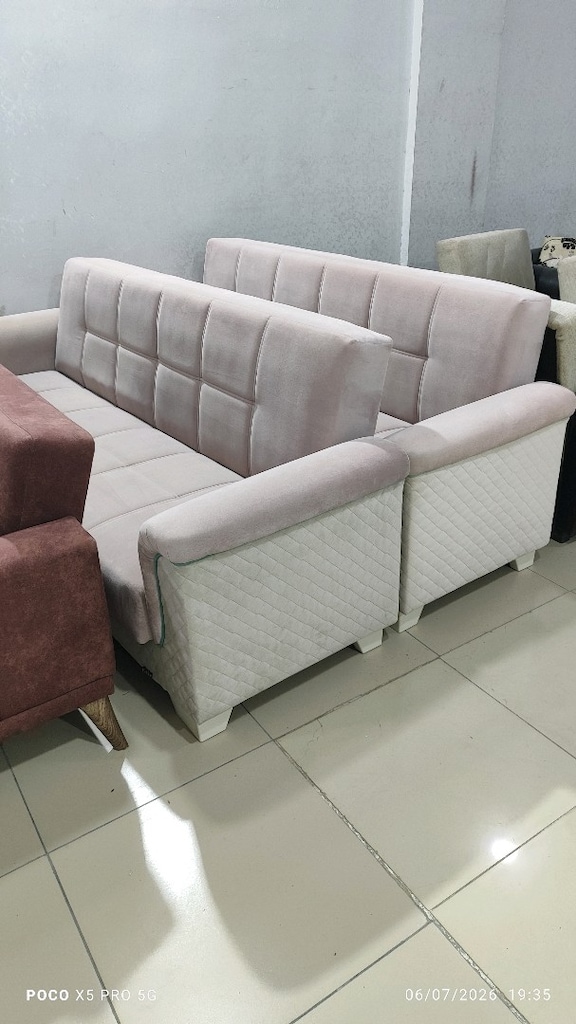 2 adet Elif Mobilya altı sandıklı yatak oluyor Kanepe sıfır ayarında - 3