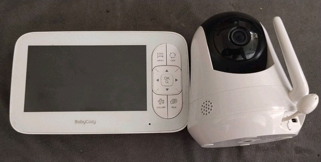 Bebek bakıcı kamera monitör kamera 360 derece döner monitör 7 İnç hd - 2