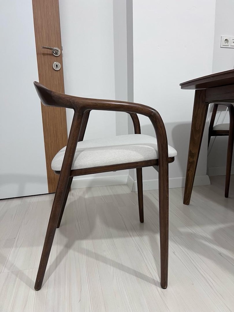 Satılık yemek masası ve yılan model sandalye - 12