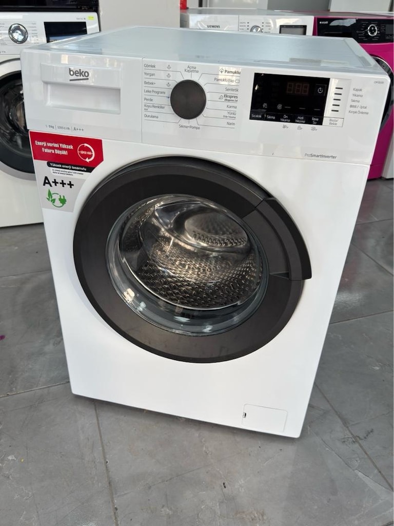 Beko 9 Kg A+++ Enerji İNVERTIR Çamaşır makinesi ADRESE TESLİM - 9