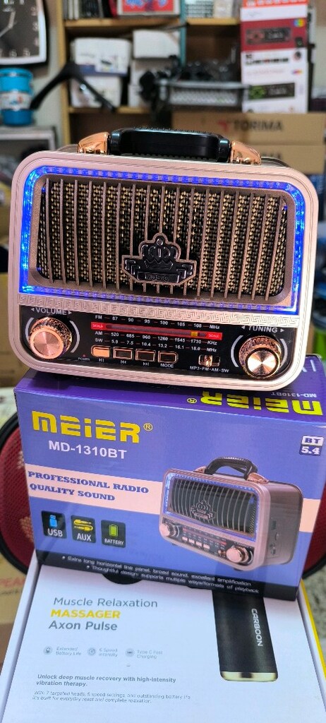 ışıklı yüksek kalite nostaljik radyo - 6