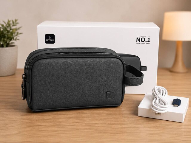 Wiwu Phantom Pro Parmak İzi Kilitli Akıllı Organizer El Çantası
