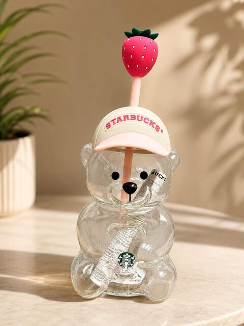 Starbucks Bearista Pink Edition Cam Bardak Pipetli