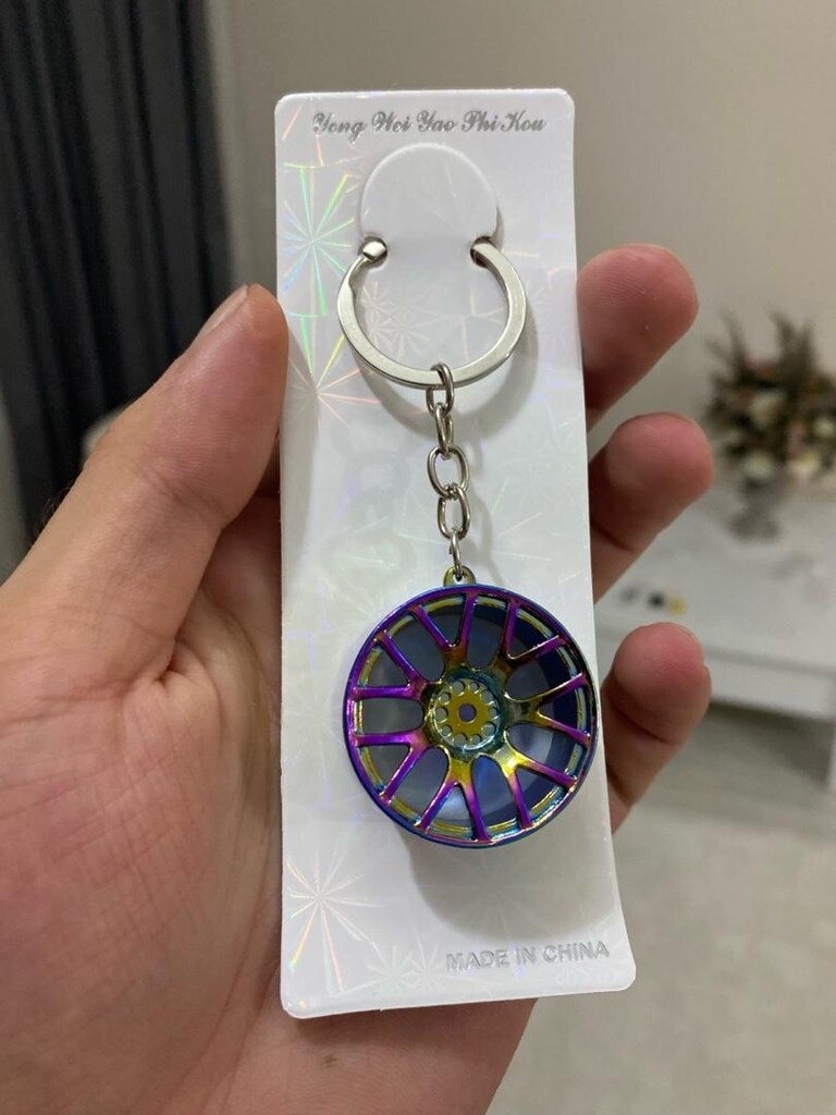 toptan ithal metal jant anahtarlık 100 adet - 2