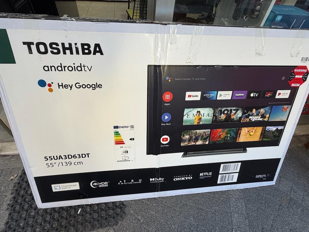 TOSHİBA 55 İNÇ 140 EKRAN 4K ANDROİD SMART TV ADRES TESLİM GARANTİLİ - 17